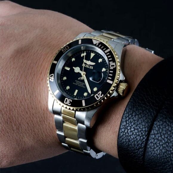 Invicta Pro Diver Men's Watch - 40mm, Steel, Gold (26973)- NEW IN BOX - Picture 10 of 13